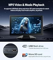 Vista 4 de Cámara de respaldo de 4 canales de 1080p con pantalla de 10.2 pulgadas, cámara de respaldo de grabación DVR