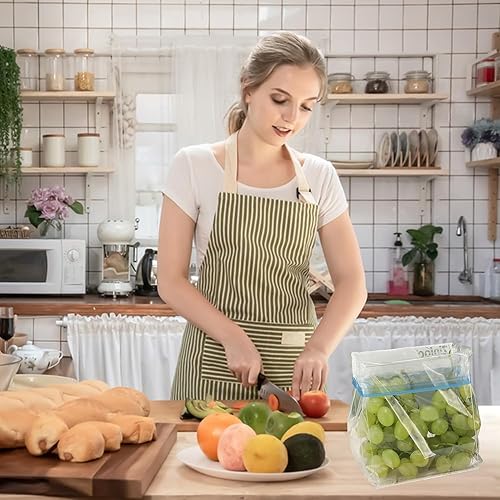 Miniatura 4 de Paquete de 2 soportes para bolsas Ziplock, soporte para bolsa de congelador, soporte para bolsa de almacenamiento de alimentos, soporte para bolsa