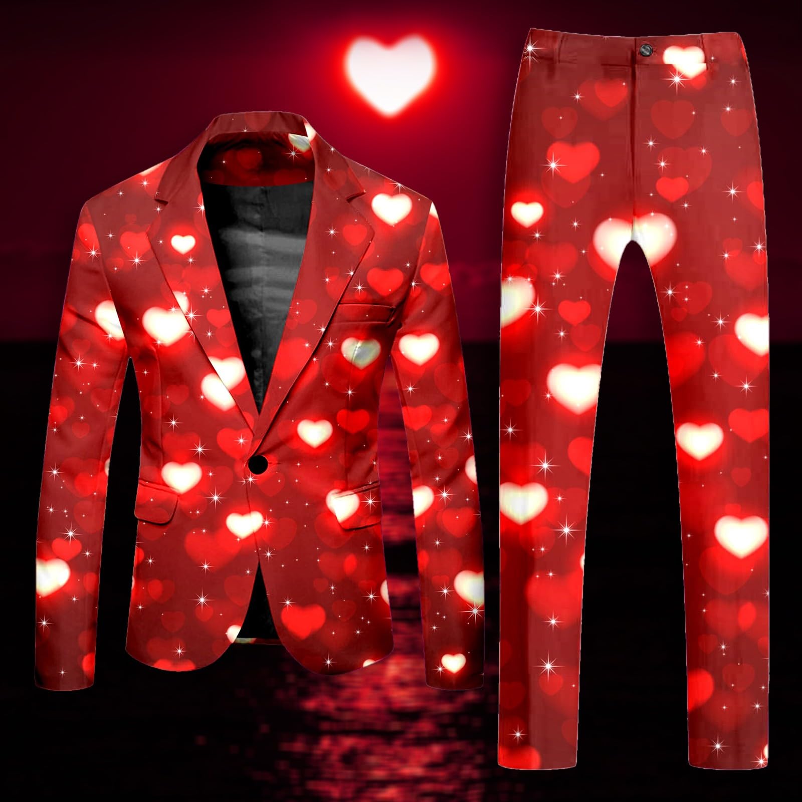 Générique Set da uomo 2 pezzi in cotone tuta da jogging con pantaloni a maniche lunghe in pile caldo casual autunno inverno morbido A109
