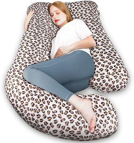 Miniatura 15 de Almohada de embarazo Chilling Home, almohadas de embarazo en forma de U para dormir, almohada de cuerpo completo, almohada de maternidad