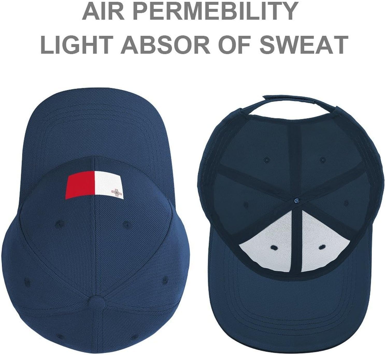 Children Malta Flag Baseball Cap,Boys Girls Sports Outdoor Travel hat,Snapback Trucker Sun Protection hat