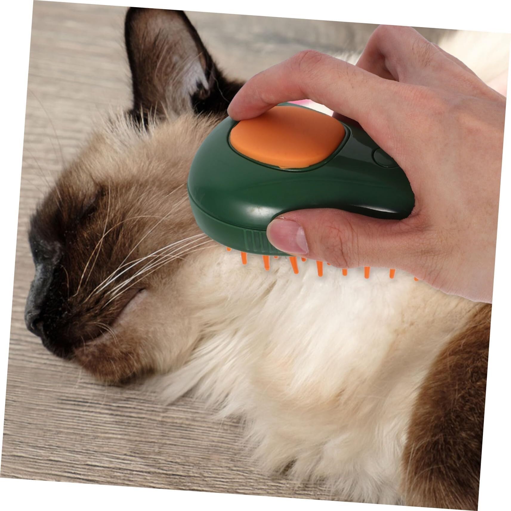 POLGDW Szczotka parowa dla kota i psa Elektryczna szczotka parowa dla kota Szczotka parowa do sierści zwierząt Szczotka dla psa do kąpieli Szczotka parowa dla kota Szczotka prysznicowa dla kota Szczot