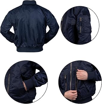 Aviatrix Giacca Da Aviatore Bomber Da Uomo In Vera Pelle Con Stemma Aeronautico 9079 108106268