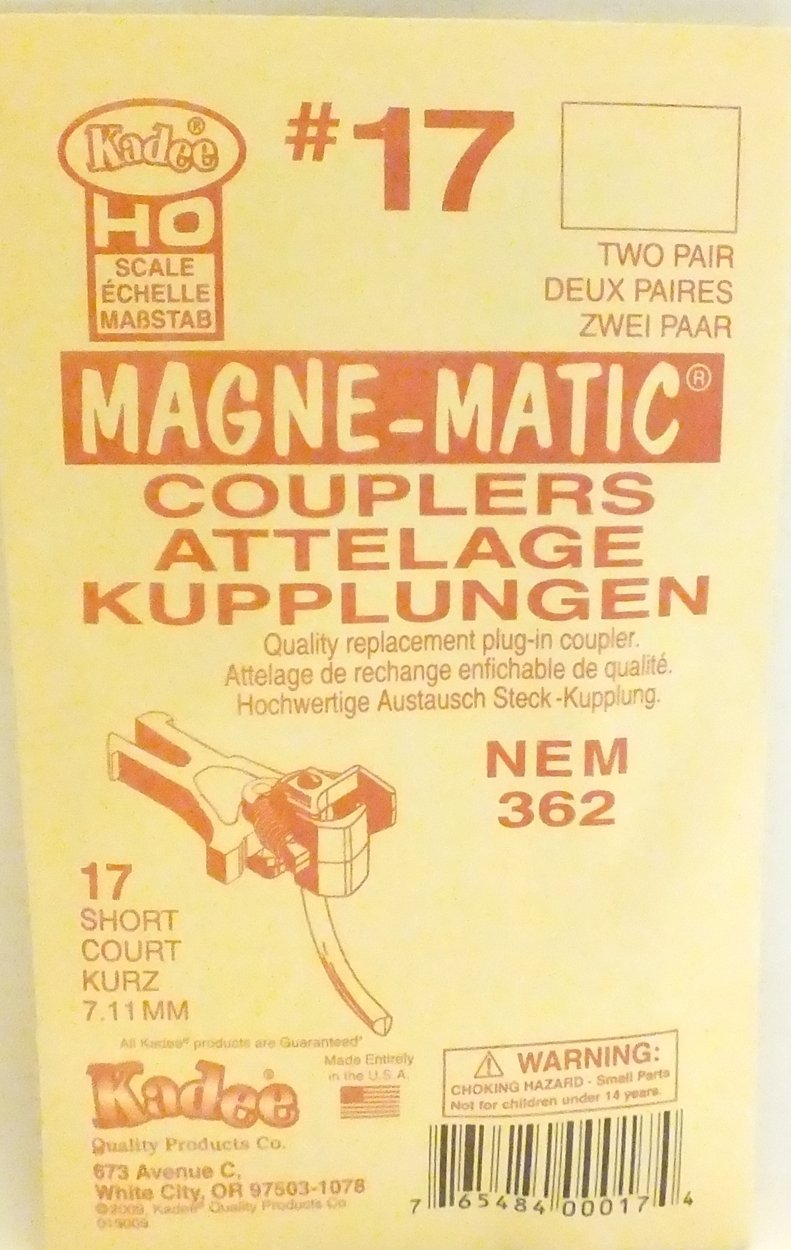 H0 Kadee Coupling for NEM Shaft 362 - 17 New