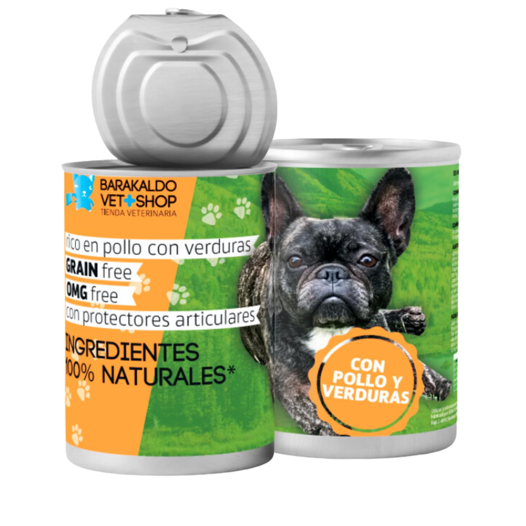 BVS Vet Shop | Grain Free Chicken and Vegetables Tin for Dogs | Ideal for Dogs with Allergies or Extreme Intolerances Unknown | Chicken and Vegetables | 1 pc. x 400 g