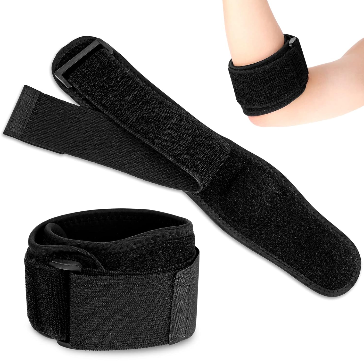 4Pcs Adjustable Protective Elbow Brace Breathable Elbow Pads for Daily Use Comfortable Support for Gym Essentials for Sports and Injury Prevention