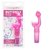 Original Butterfly Kiss Vibrator - Multi-Speed Waterproof Vibe – Adult Sex Toys for Couples - Clitoral G Spot Massager – Pink