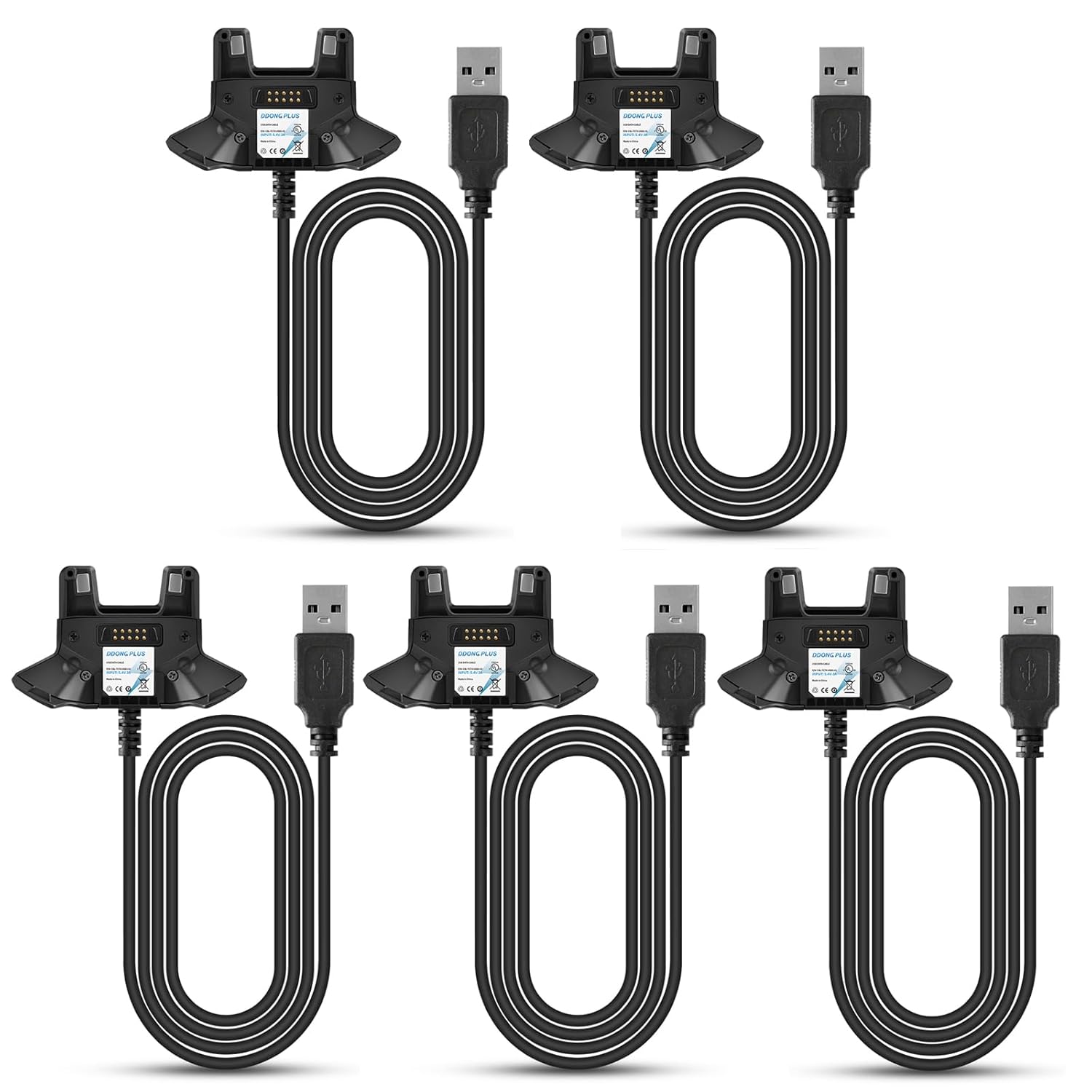 (5PCS) for TC77 Charger Cable [Upgraded] BT-000318 Battery Charger for Zebra TC77 Charger TC70 TC72 TC75 TC55 TC75EK TC700H TC700K TC77HL TC720L TC70x TC75x Cord Scanner Charging USB Data Cable
