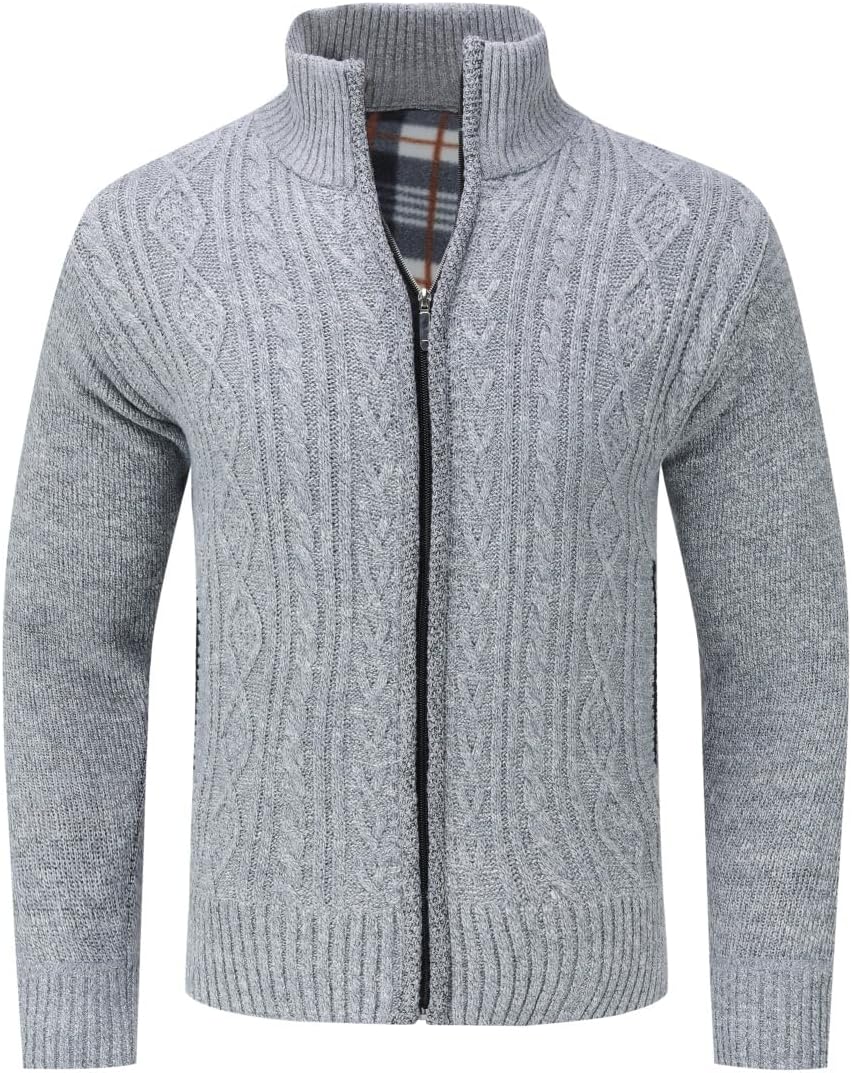EDEN PARK Cardigan En Maille Zippé Beige Foncé - H22MAICA0008 , Gilet