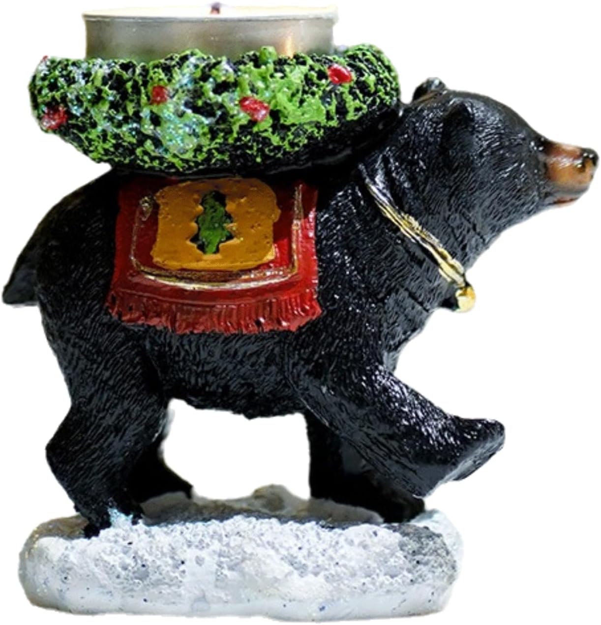 Unique Cute Bear TeaLight Candle Holder, Unique Bear Candlestick Holder, Decorative Bear Candle Stand Tea Candle Holder for Home Table Centerpiece Christmas Decorations Spring Decor