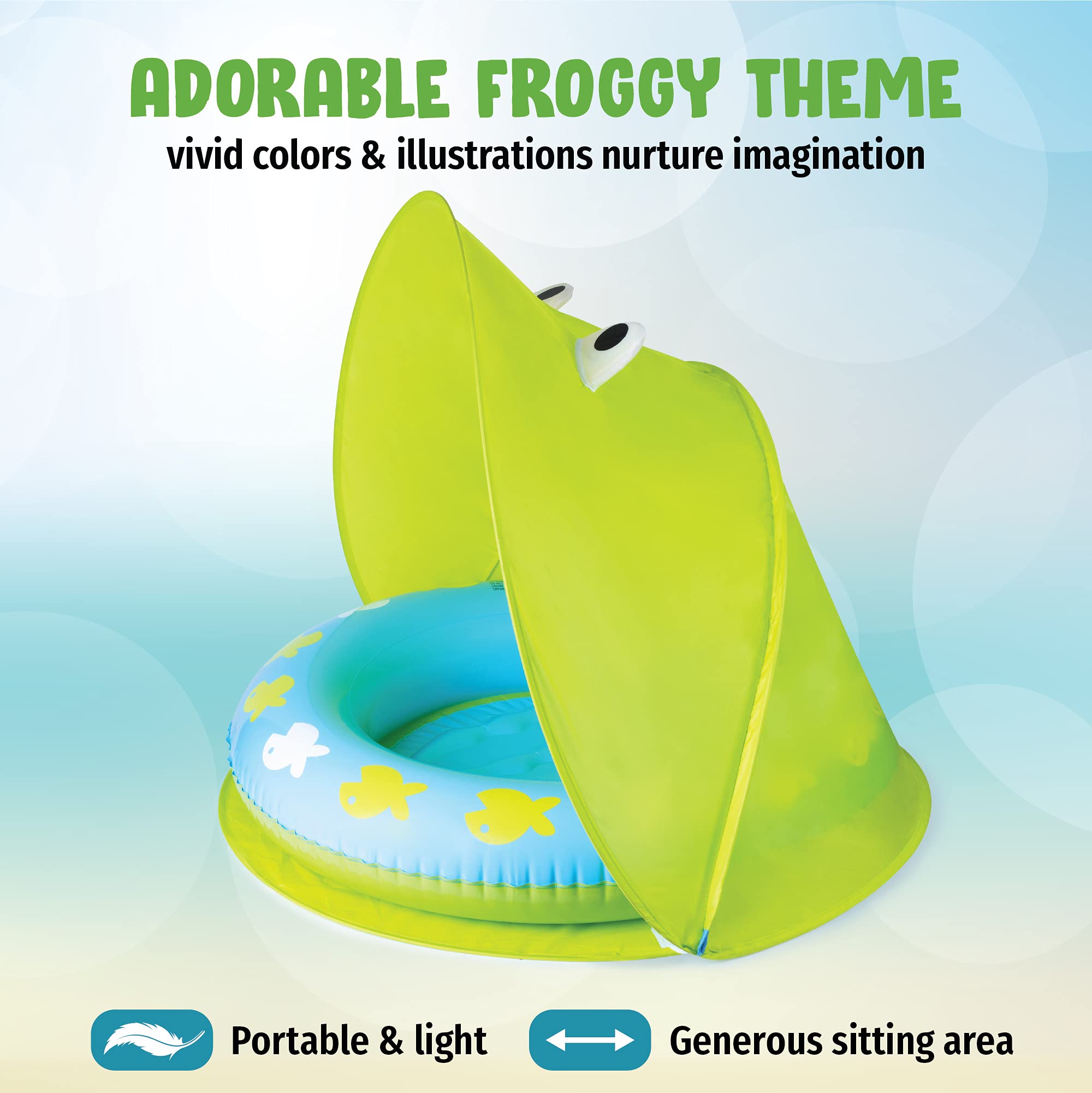 Baby Pool with Canopy Baby Splash Mat with Canopy Baby Pool with