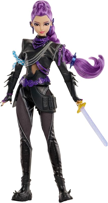 Poupée Mattel KPop Demon Hunters Rumi Deluxe articulée avec épée, HUNTR/X