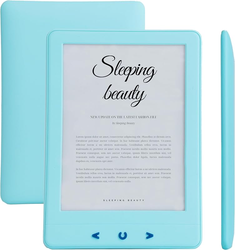 Silvergear E-könyv olvasó 6" érintőképernyő, háttérvilágítás, 4GB, kék