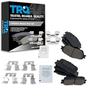 4X Rear Ceramic Brake Pads For Lexus ES300/ES330 & Toyota Camry/Highlander – Low Dust Premium