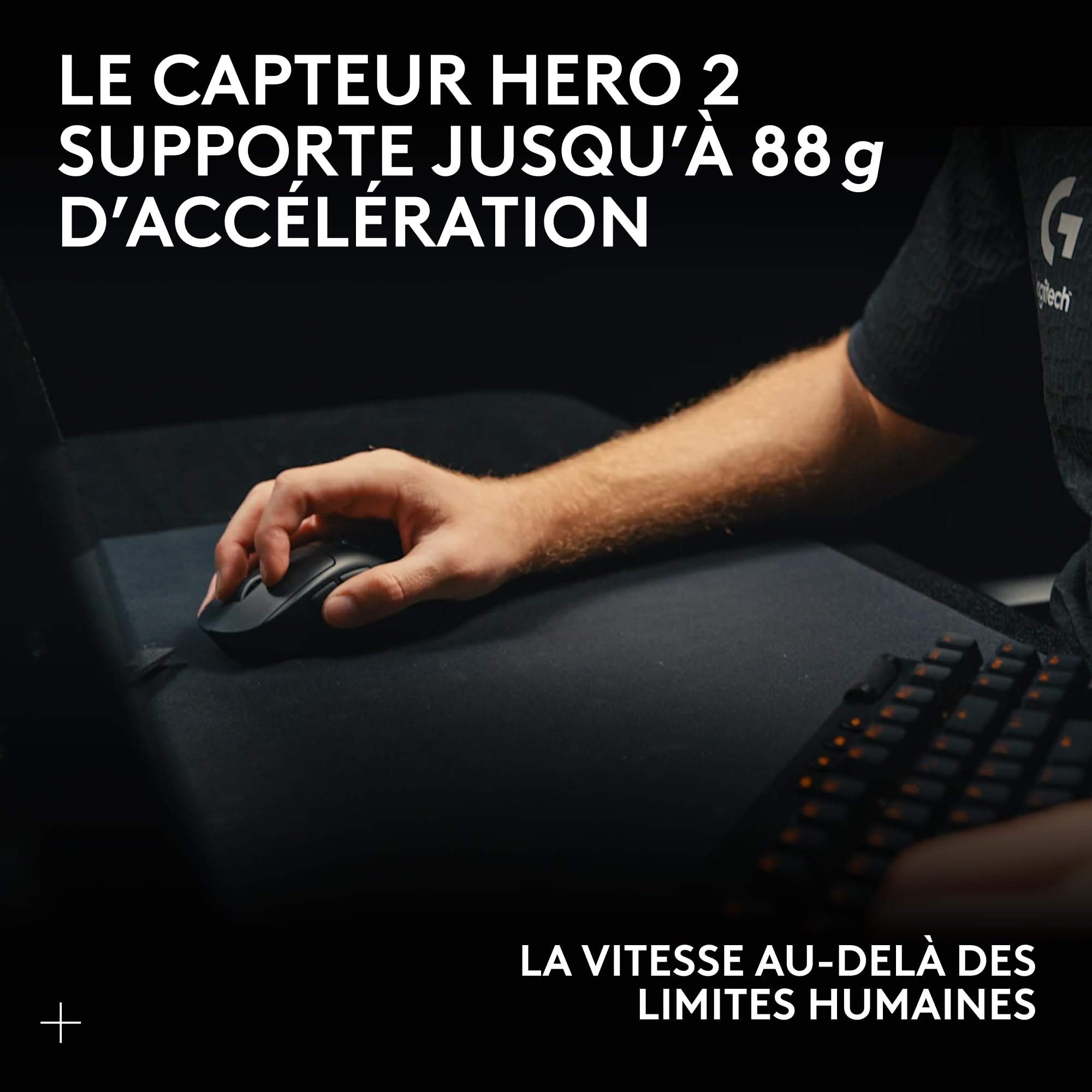 Logitech G PRO X SUPERLIGHT 2 wireless gaming mouse, 60 g pro-grade mouse with 5 programmable buttons, 44k DPI sensor, 8 kHz report rate, USB-C charging for PC/Mac - White
