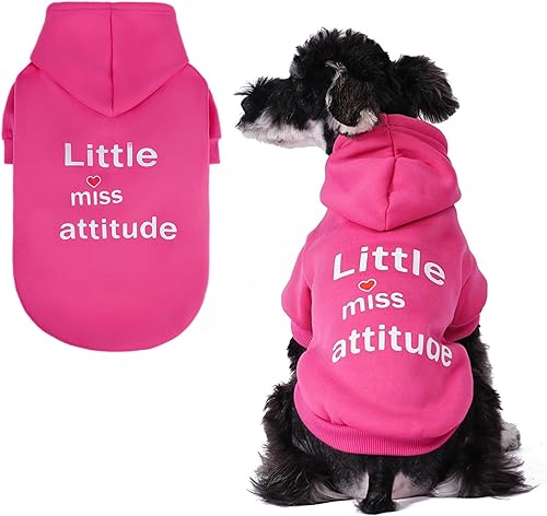 Miniatura 44 de BINGPET - Sudaderas con capucha de seguridad para perros, suéter para cachorros, abrigos para perros para clima frío, suéter de forro polar