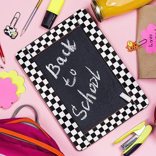 Miniatura 3 de Tablero de anuncios de bandera a cuadros de 99 pies, bordes rectos, tablero de anuncios de carreras, borde de carreras, decoración de aula de