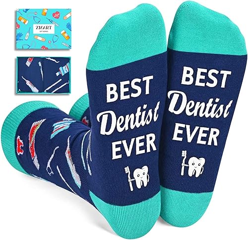 Zmart Gifts for Doctor EMT Paramedic - EMS Dentist Surgeon Gifts, Doctor Day Gift Socks