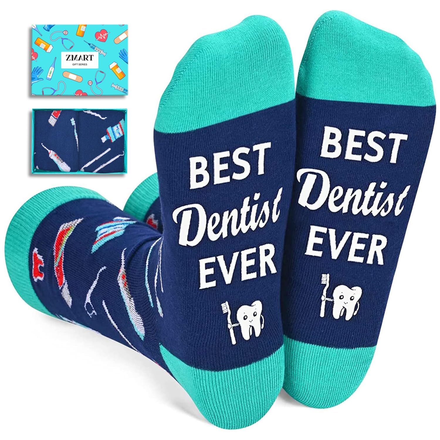 ZmartGifts for Doctor EMT Paramedic - Dentist Surgeon Gifts, Doctor Day Dentist Day Gift, Doctors Socks