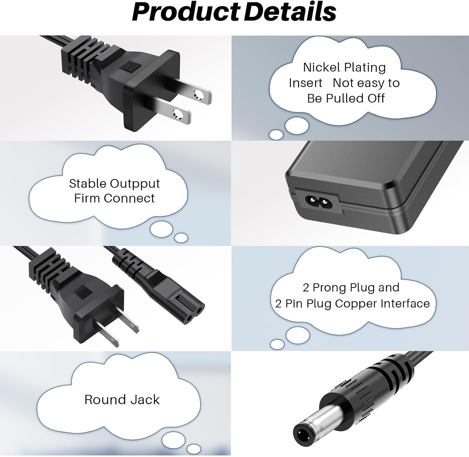 54V AC/DC Adapter Charger for Ubiquiti Network USW-Lite-8-PoE, for UniFi Lite 8 PoE 8-Port Gigabit Ethernet Switch NY-PW0L2-05401100 54VDC 1.2A 64.8W Charger Power Cord Supply Cable