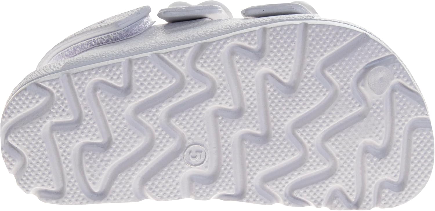 Josmo Kids Double Buckle Sandals Boys Girls Adjustable Back Strap Summer Beach Pool Sandal (Size 5-10 Toddler)