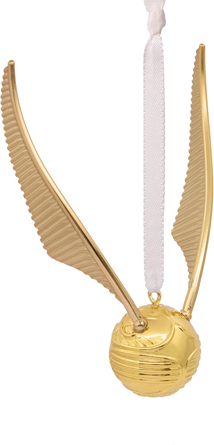 Hallmark Harry Potter Golden Snitch Christmas Ornament, Metal