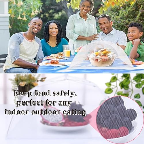 Miniatura 6 de Paquete de 7 fundas de malla emergentes para alimentos al aire libre, 2 grandes (40 x 24 pulgadas) y 5 (17 x 17 pulgadas) para tiendas de campaña de