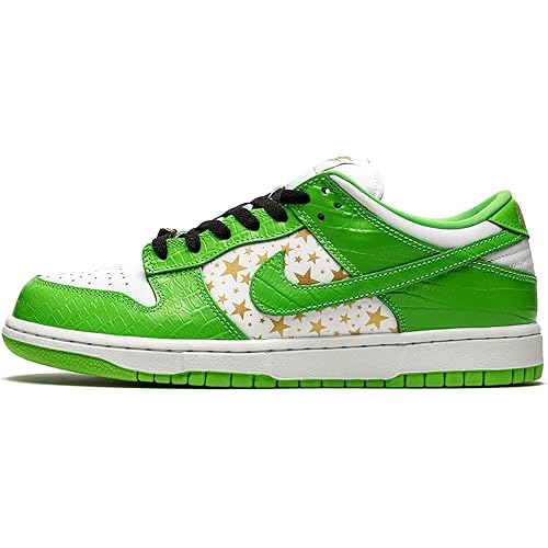 Nike Mens SB Dunk Low DH3228 101 Supreme - Stars - Mean Green - Size 11