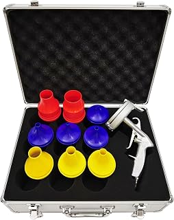 Pneumatic Pipe Cleaning Gun Hose And Tube Cleaning Set With 9 Nozzles For Hoses From 0.25" To 2"Pipe Cleaning Equipment for Different Pipe