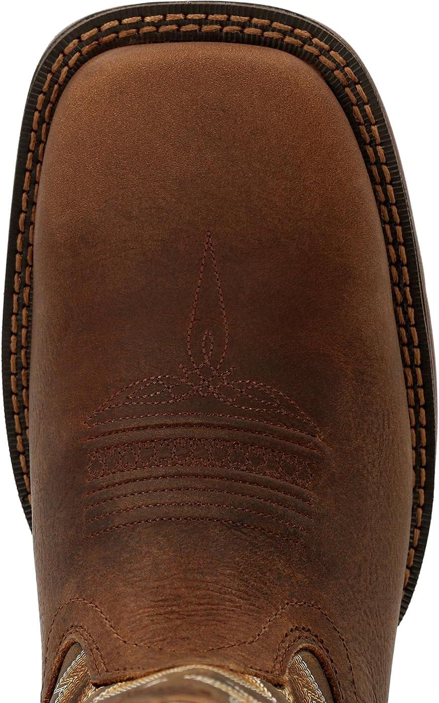 Durango mens Rebel™ By Durango® Dark Chestnut Western Boot - Image 6
