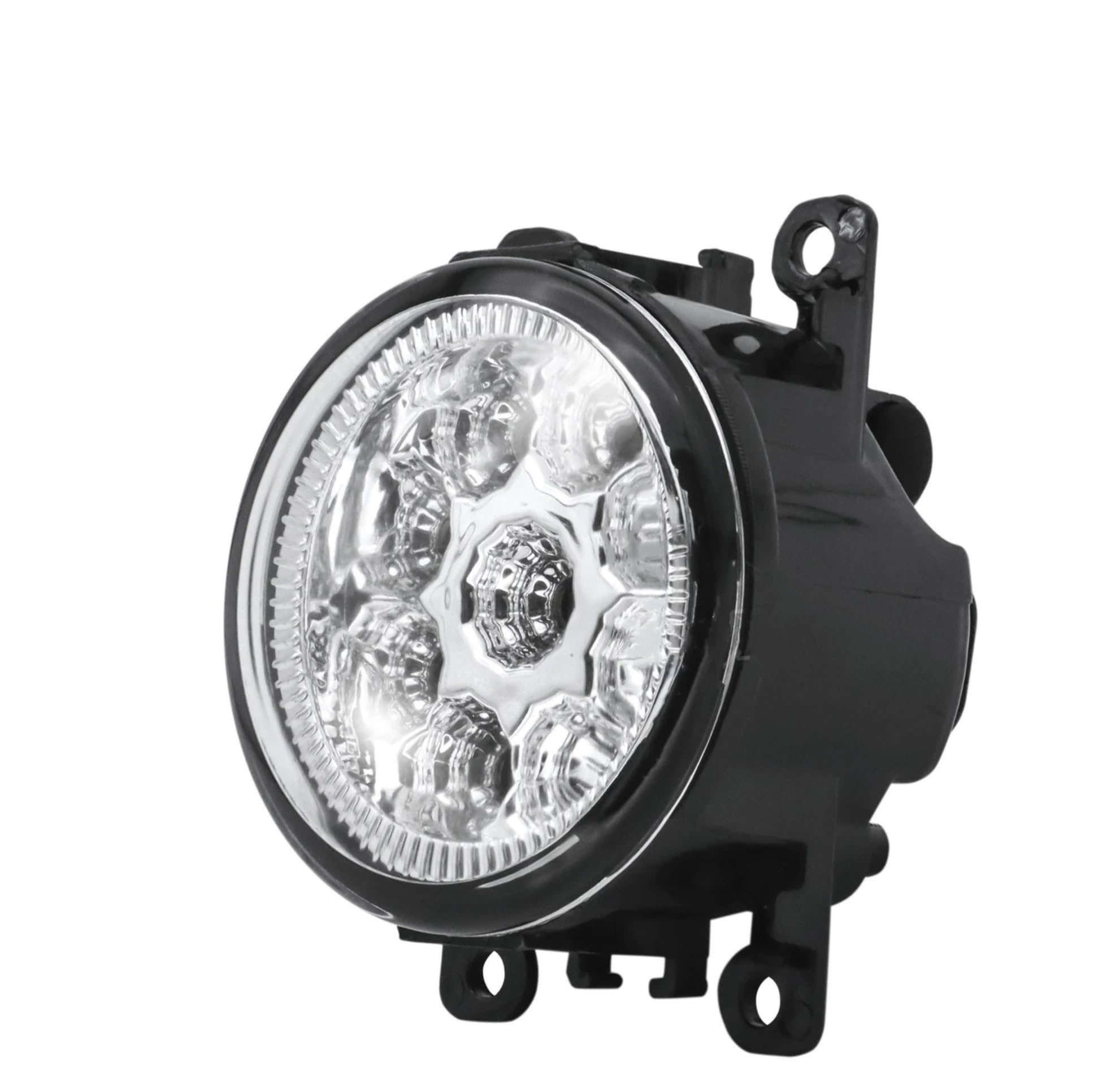 Faro Coche 1 Par De Luces Antiniebla LED 12 V Para Parachoques Lámpara Montaje Faros DRL Para Grand Para Scenic Laguna Megane II Saloon Faros Delanteros