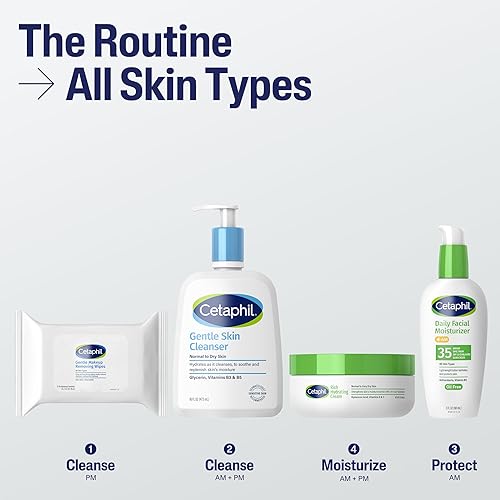 Miniatura 15 de Desmaquillador suave resistente al agua, 6.0 onzas líquidas, de la marca Cetaphil