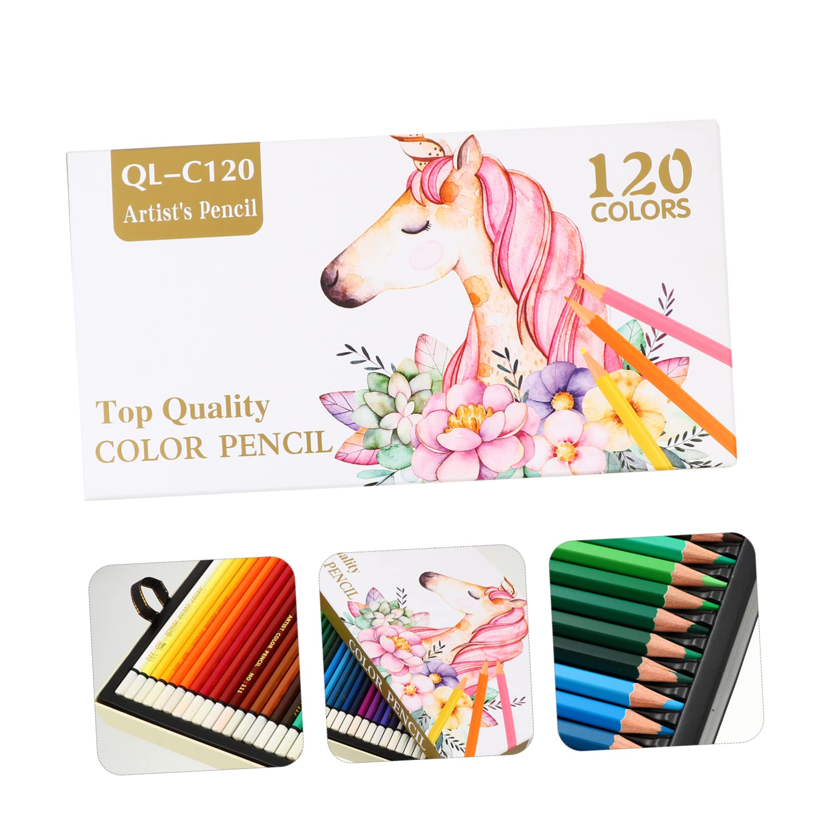 Ambiance de Crayons à Dessin pour Artiste 120 Couleurs