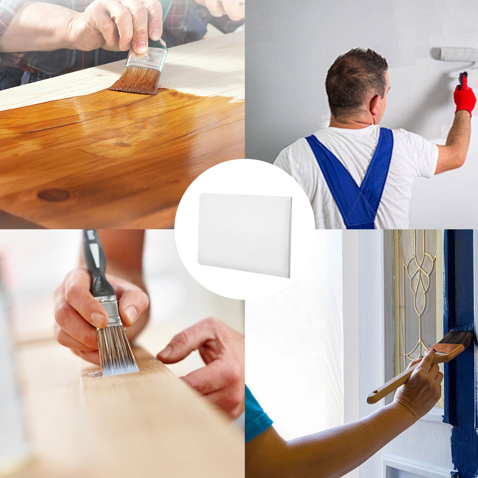 Générique Coupe Bordure Peinture, Tampon Peinture pour Murs Et Plafonds, Outil De Coupe-Bordure Multifonctionnel pour Couper Les Outils pour Peindre Les Et Les Bords