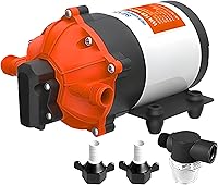 Vista 14 de RV/Marina bomba de cebado automático nueva 12 voltios DC/12 V, diafragma de agua dulce 35 PSI