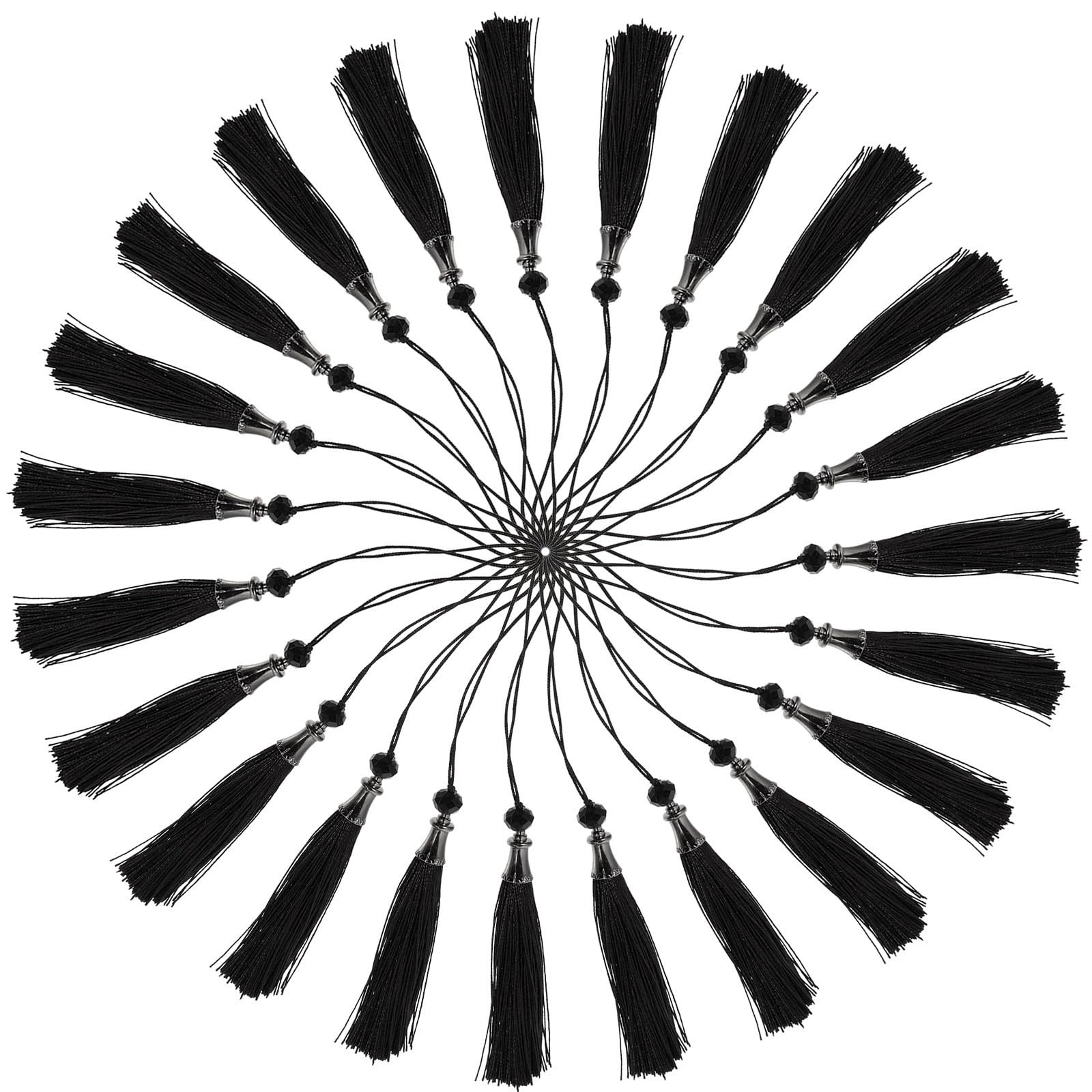 Borlas de Poliéster Negro para Ceremonias Universitarias y Fotos de Graduación Elegantes 2023