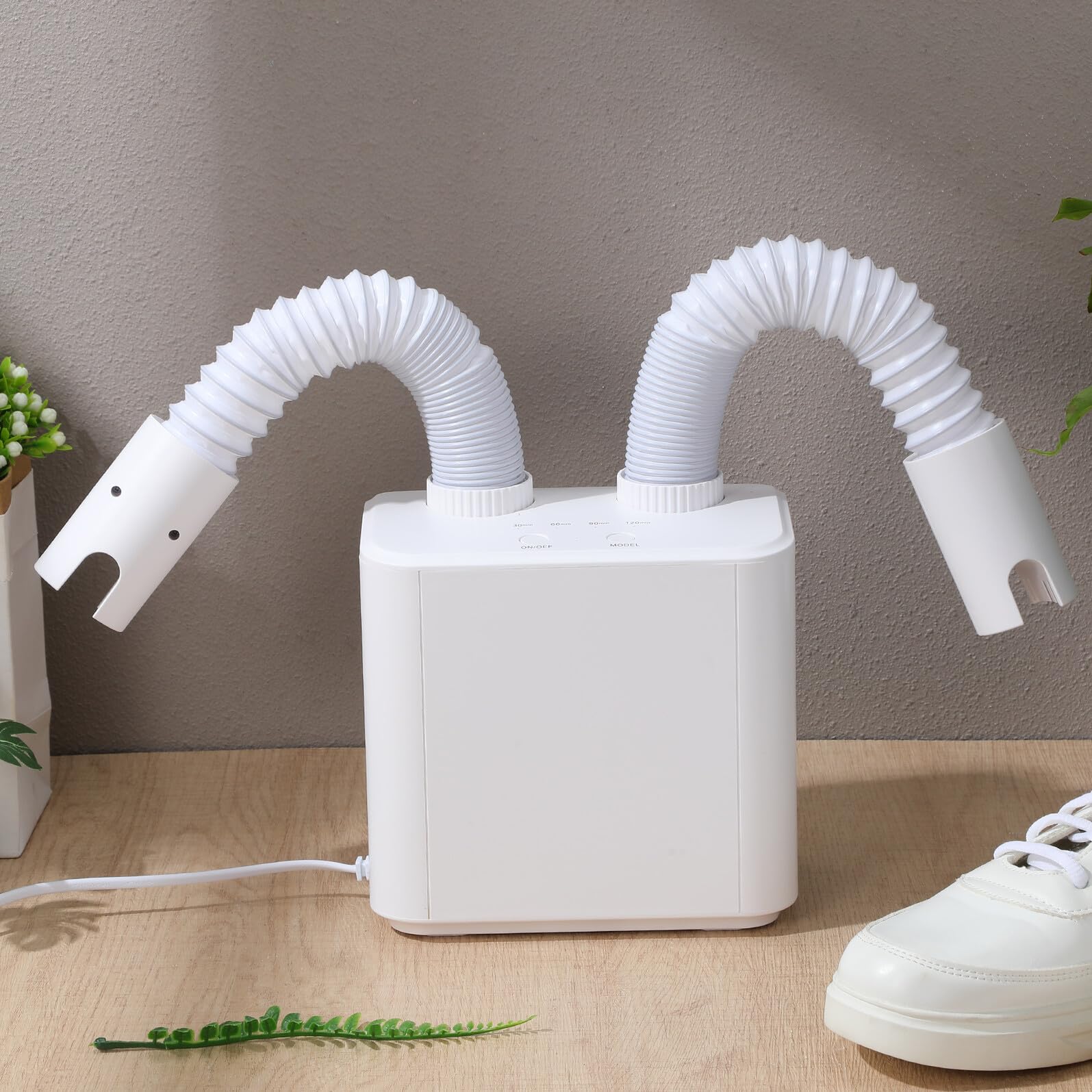 minkissy Secador de Botas Eléctrico Portátil Retráctil con Temporizador