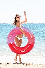 أنبوب سباحة متدرج، قطر 90 سم، أحمر من صن كلوب