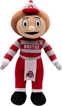 Playtime by Eimmie 14" Ohio State University Plush Doll Soft Rag Doll Mascot for College Football Fans, Sports-Themed Plush Figure for Kids, Toddlers & Collectors, Surface Washable