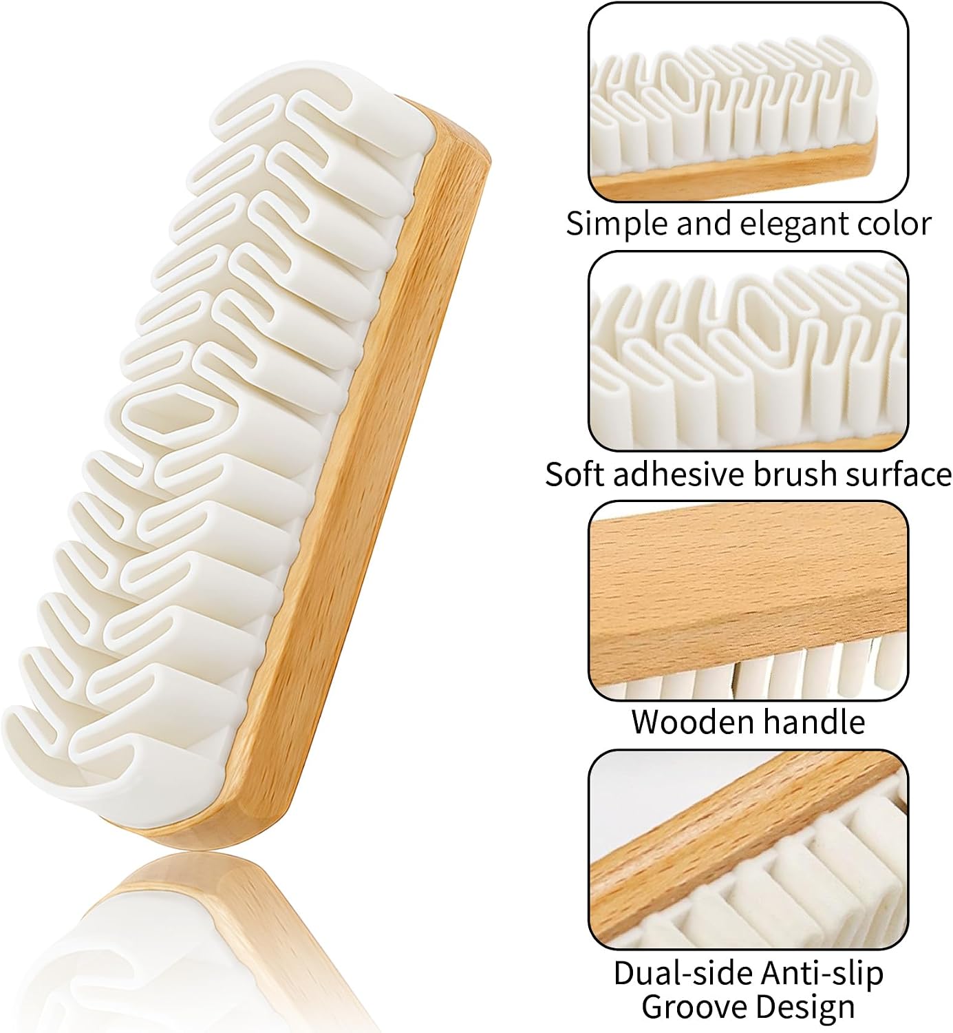 Suede Shoe Brush Eraser Set:3 Pcs Soft Suede Nubuck Shoes Brush Cleaner Kit for Boot,Bags,Jacket,Purse,Sofa