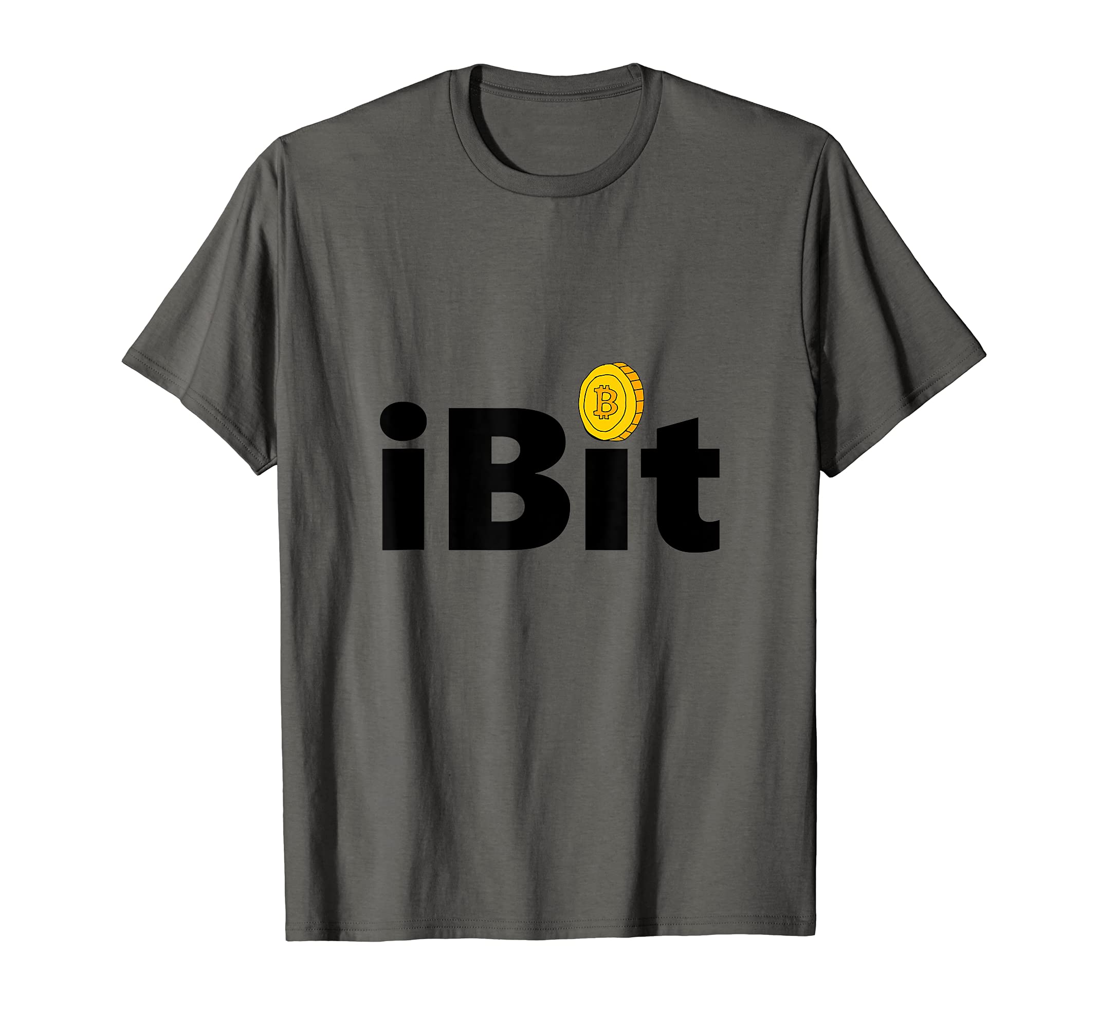 Smilenowteesa Funny iBit Bitcoin Cryptocurrency Cartoon T-Shirt