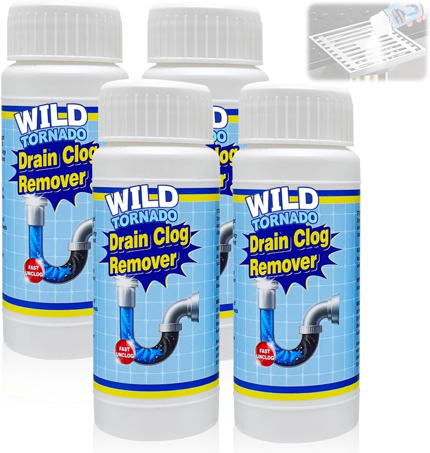 Kit Polvo Destapacaños Rápido 4 Piezas miniatura 1