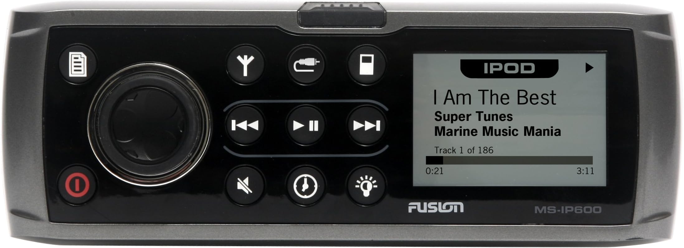 Fusion MS-IP600G, iPOD Dock/AUX/AM/FM/ Marine Stereo Receiver