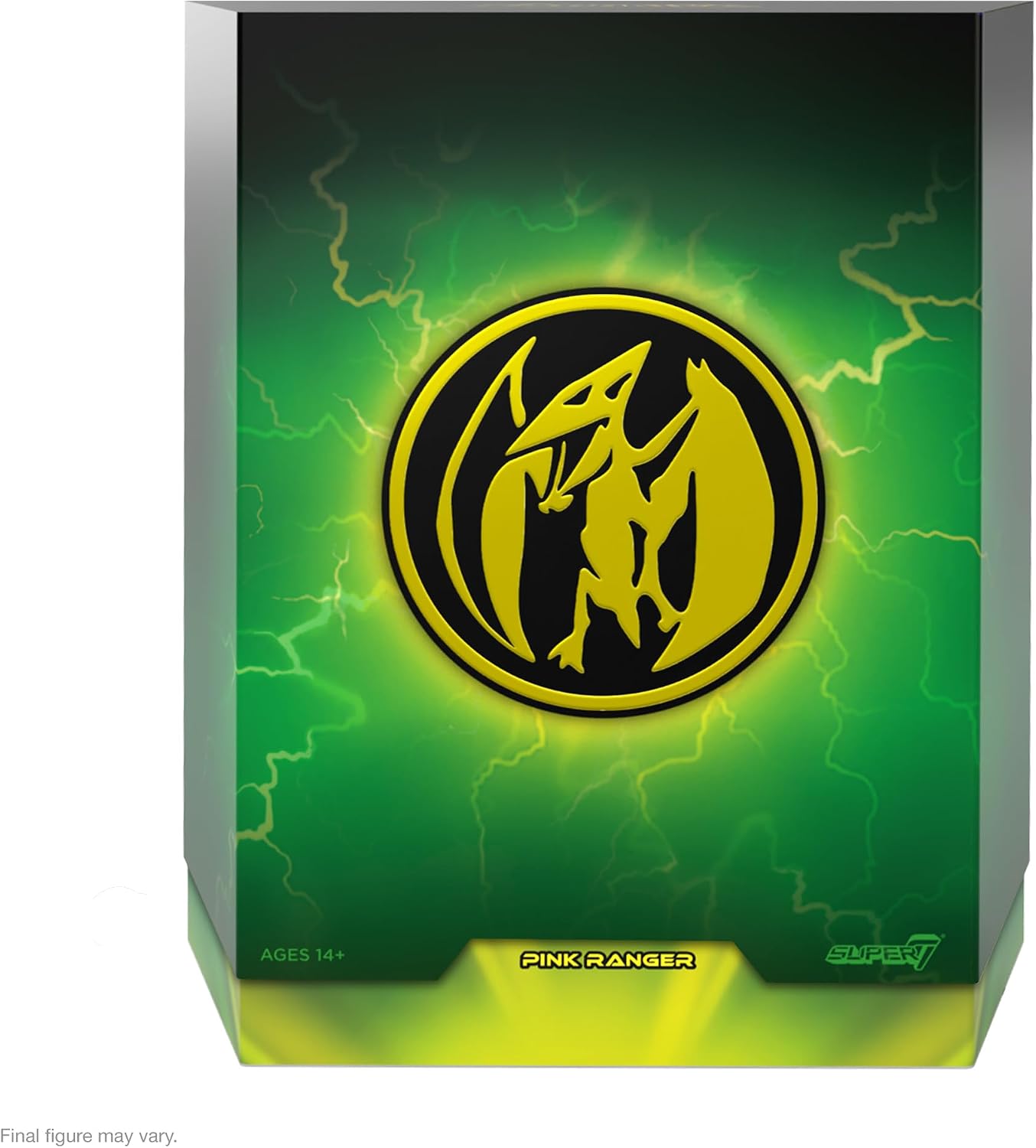 Super7 ULTIMATES! Mighty Morphin Power Rangers Pink Ranger - 7" Power Rangers Action Figure with Accessories Classic TV Show Collectibles