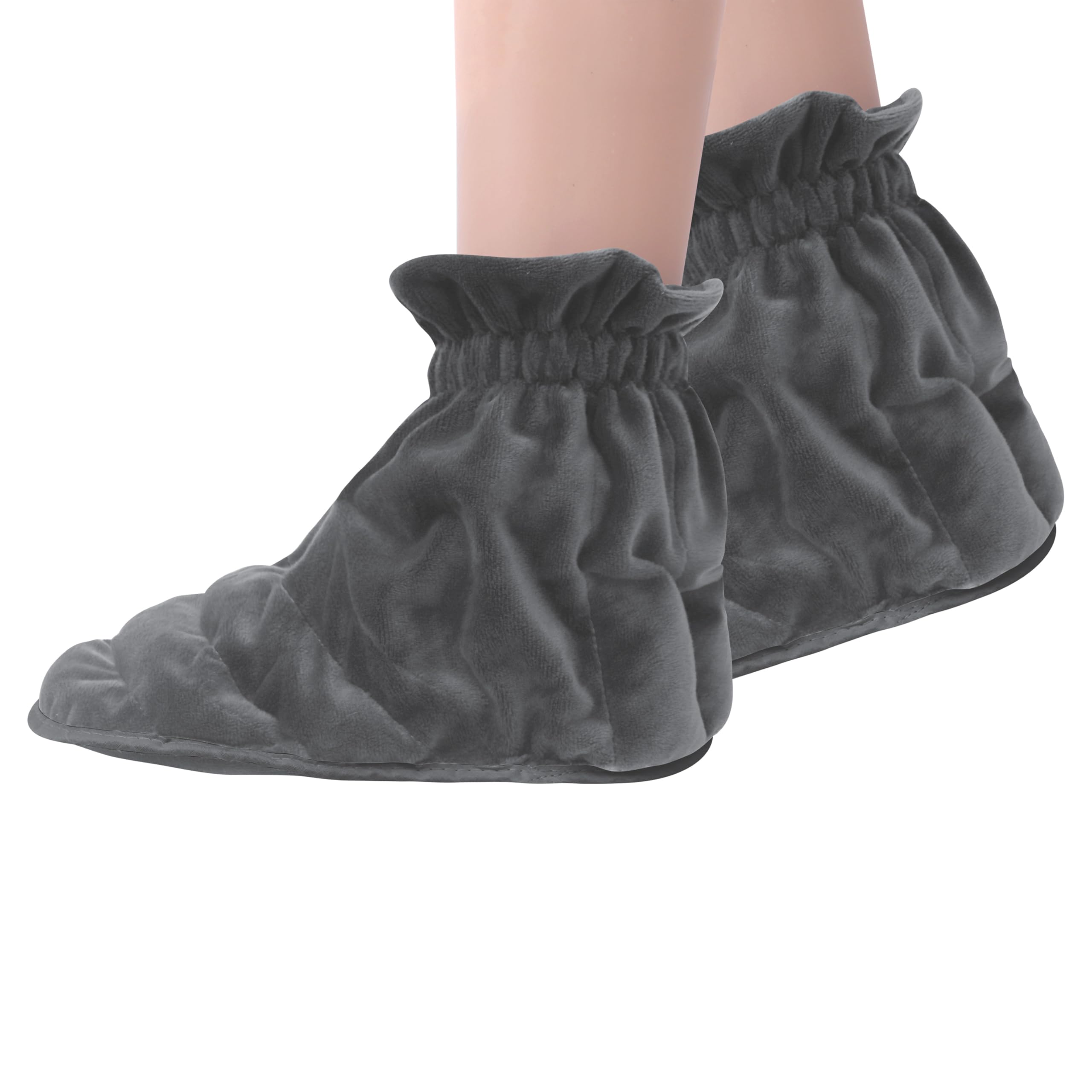 Chaussons Graines De Lin Naturel Chaleur Douce Apaisant Ultra-Confort Ergonomique Bienfaits Antalgiques Pour Les Pieds