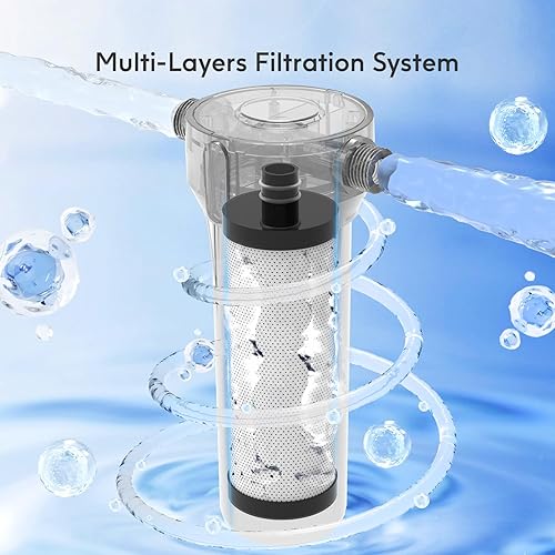 Miniatura 2 de Lifefilter Filtro de cabezal de ducha de carbono, filtro de ducha de carbono 2.0 que elimina el cloro, los metales pesados y otras impurezas del