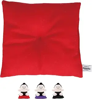 清原 相撲グッズ ぬいぐるみ すもぬい用座布団 赤 SUMO-014