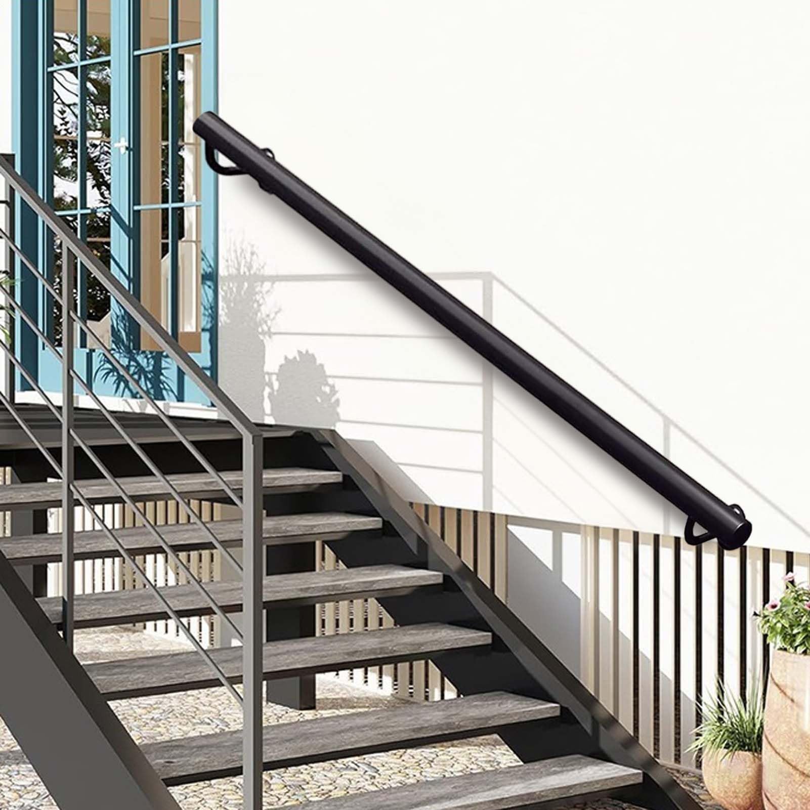 Rampe d'escalier en fer forgé haut de gamme, kit complet de sécurité 420cm