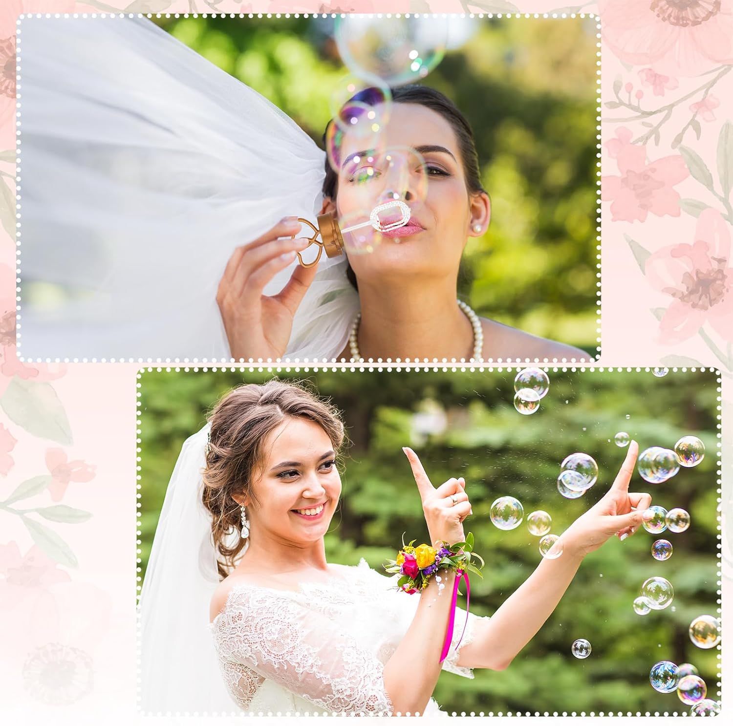 Realspring 96 Pcs Gold Wedding Bubble Wands Bulk Mini Double Heart Bubbles for Wedding Anniversary Engagement Bridal Showers Celebration Dating Gift for Couple