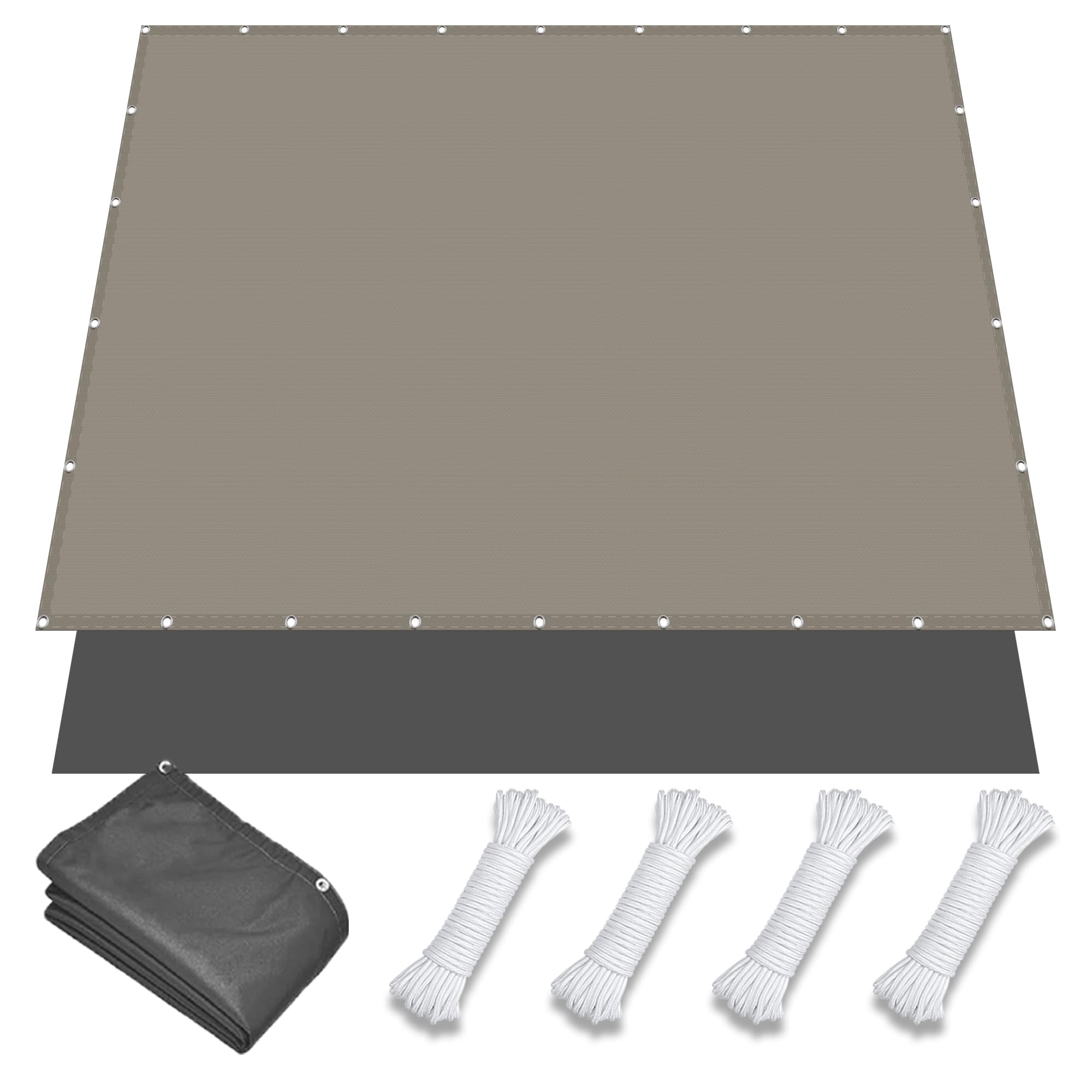 Voile d'ombrage imperméable 3x5 m de protection rayons UV
